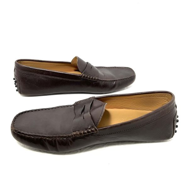 Tod’s Mens Brown Leather Driving Shoes Size 9.5 main image 8